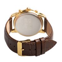 RE.CR.0583-2102.1  Relogio Analogico Multifuncao Masculino Chilli Beans Couro Dourado -2-